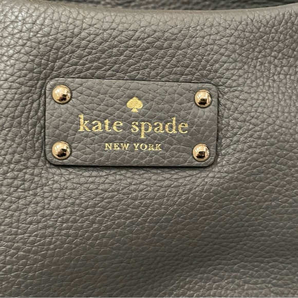 Kate Spade Bag-Gray Leather - Picture 2 of 4